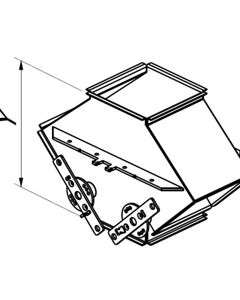 Distributor 240x240 3-ways w/flap M&M